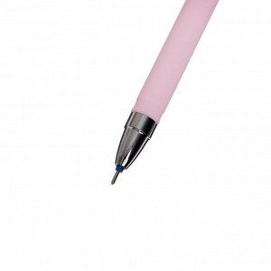 Ручка гелевая 0,5мм синяя ПИШИ-СТИРАЙ корпус прорезиненный МИКС (штрихкод на штуке)