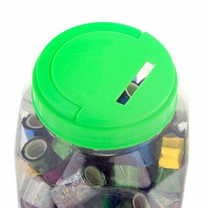 Клейкая голографическая лента 12 мм x 2 м, МИКС