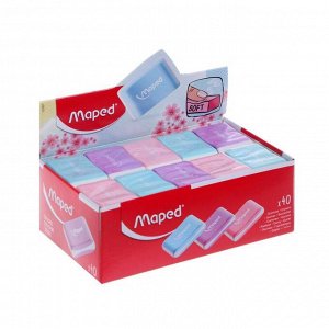 Ластик Maped Essentials Soft, мягкий, микс, дисплей