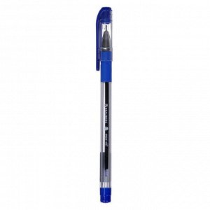 Ручка шариковая 0.7 мм, BRAUBERG Max-oil, с резиновым упором, чернила синие, масляная основа
