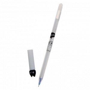 Ручка гелевая со стираемыми чернилами Mazari Kissa, пишущий узел 0.5 мм, сменный стержень, чернила синие