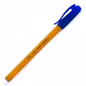 Ручка шариковая Flair Jet-Line Orange, узел-игла 0.5 мм, масляная основа, стержень синий
