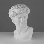 Гипсовая фигура, Давида Микеланджело «Мастерская Экорше», 30 х 28 х 46 см