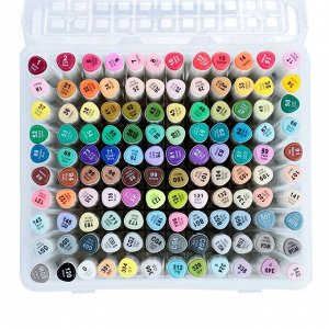 Набор маркеров Superior профессиональные, двусторонние, 120 штук, 120 цветов