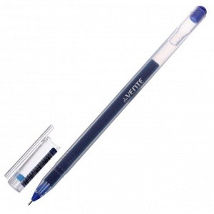 Ручка гелевая 0.5 мм, deVENTE Kilometrico, синие чернила, УВЕЛИЧЕННЫЙ объём чернил, длина 1200 м, прозрачный корпус, одноразовая