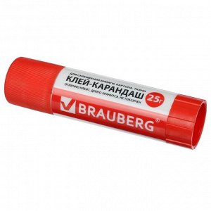 Клeй-карандаш ПВП 25 г BRAUBERG