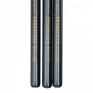 Набор чернографитных карандашей, цельнографитовых, 3 штуки Koh-I-Noor PROGRESSO 8911 6B (1295197)