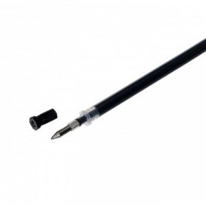 Стержень гелевый ErichKrause Standard, узел 0.5 мм, длина 129 мм, для ручек R-301 Gel Matic и др.,чернила чёрные