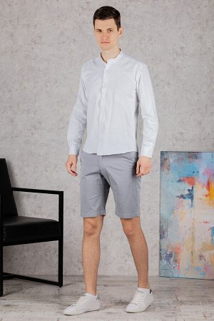 Шорты Модель: классические. Цвет: серый. Комплектация: шорты. Состав: хлопок-97%, спандекс-3%. Бренд: AIGULA. Фактура: узор.