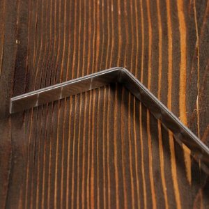 СИМА-ЛЕНД Кочерга узбекская с деревянной ручкой, с узором, 60/1см, сталь 3мм