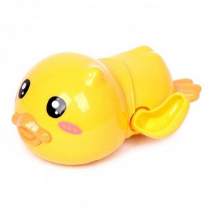 Игрушка заводная водоплавающая «Утёнок», цвета МИКС
