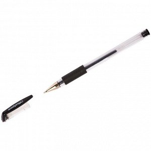 Ручка гелевая черный OfficeSpace 0,5мм, грип GLL10_1331