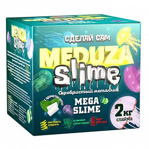 Юный химик арт.902 набор для опытов и экспериментов "Meduza Slime. Серебристый металлик"