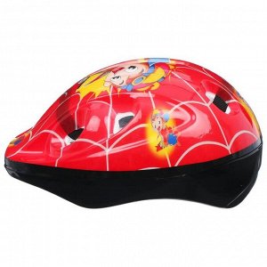 СИМА-ЛЕНД Шлем защитный OT-502 детский, размер S, обхват 52-54 см, цвет красный