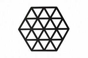 Салфетка сервировочная "Diamond Pattern" 38х43,5см, цв.черный