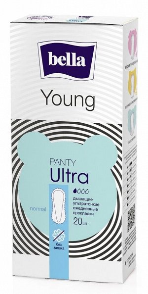 Прокладки ежедневные Bella Panty Ultra Young sensitive, 20 шт.