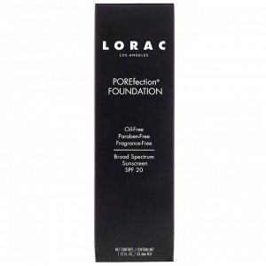 Lorac, Тональная основа POREfection, PR4 оттенок Light Medium, 33,3 мл