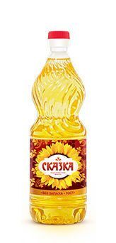 Масло раст. 0,9л Сказка подс раф дез 1с гост 1/15 , бут