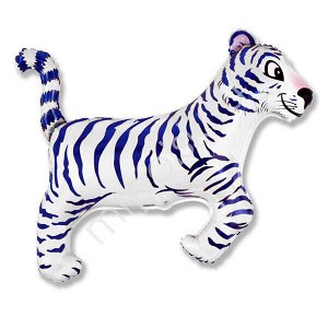 Фигура Тигр белый 78 см X 104 см фольгированный шар