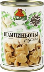 Грибы МЛ Шампиньоны 425мл ж/б РЕЗАНЫЕ (6844) 1/24, шт