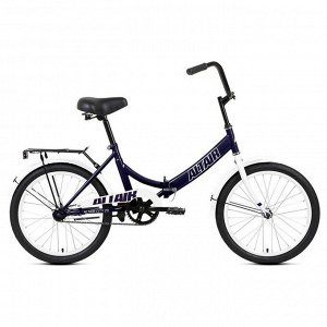 Велосипед 20" Altair City,  2021, цвет темно-синий/белый, размер 14"