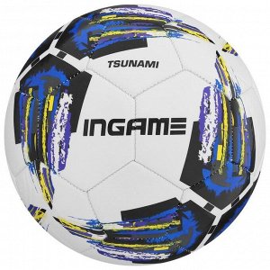 Мяч футбольный INGAME TSUNAMI №5, цвет синий