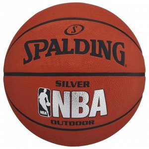 Мяч баскетбольный Spalding NBA Silver р.6