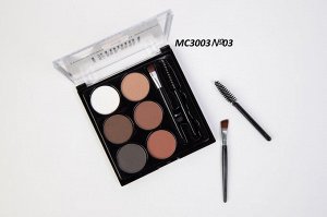 MC3003№03 COLOR STUDIO Набор косметический тени для век и бровей (беж+белый)