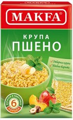 Крупа Макфа кор. Пшено шлифованное 400г (6 пак) 1/9, шт