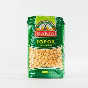 Крупа Макфа фас. Горох колотый шлиф. 800г 1/6 полиэт., шт