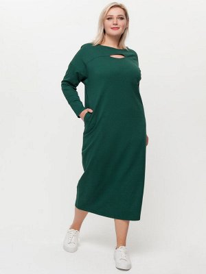 Платье Агора (темно-зеленый)