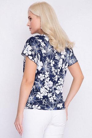 Блузка Блузка из трикотажного полотна с цельнокроеными рукавами.
30% вискоза 65% п/э,5% эластан