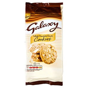 Печенье Galaxy White Chocolate Chunk 180 г 1 уп.х 8 шт.