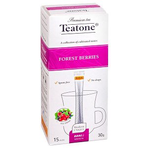 Чай TEATONE 'FOREST BERRIES' 15 стиков 1 уп.х 12 шт.