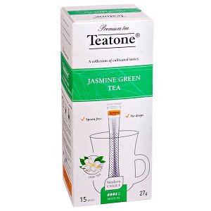 чай TEATONE 'JASMINE GREEN' 15 стиков 1/12