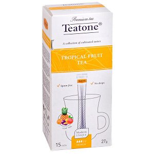 Чай TEATONE 'TROPICAL FRUIT' 15 стиков 1 уп.х 12 шт.