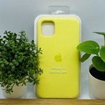 Силиконовый чехол для IPHONE 11 цвет № 64 (все наклейки,лого вырезан, микрофибра,не пачкается,улучшенное качество)