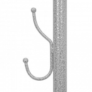 Вешалка гардеробная «Радуга», 89,2?39?154 см, цвет белое серебро