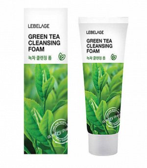 Очищающая пенка для кожи лица с экстрактом зеленого чая	Lebelage