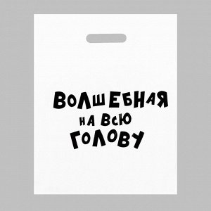 Пакет с приколами, полиэтиленовый с вырубной ручкой, «Волшебная», 60 мкм 31x40 см