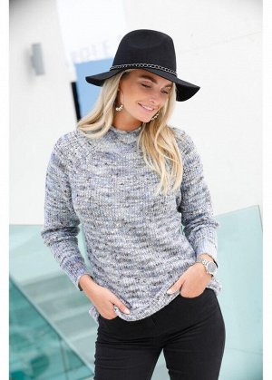 Пуловер Пуловер  серый  BON_PRIX