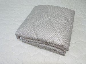 Одеяло, среднее, плотность 300 гр/м2, Овечья шерсть, чехол 100% хлопок (Перкаль/Поплин)