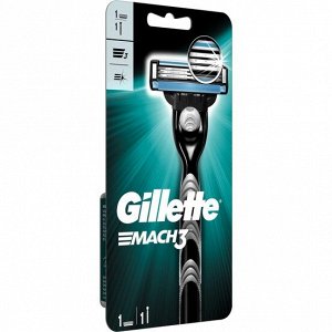 Gillette Mach3 бритвенный станок с 1 кассетой без подставки, серия Classic