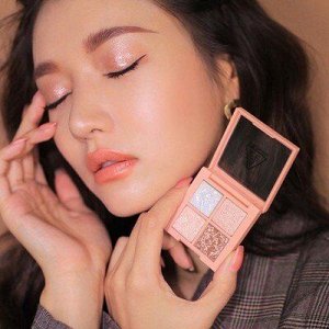 3CE Stylenanda Палетка теней для век 4 цвета Eye Color Palette Mini Multi Diamond Glint, 3,5 гр