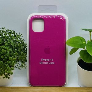 Силиконовый чехол для IPHONE 11 цвет №54 (все наклейки,лого вырезан, микрофибра,не пачкается,улучшенное качество)