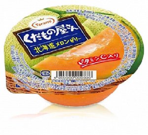 TARAMI Kudamonoyasan Hokkaido Melon Jelly желе с дыней из Хоккайдо 160 гр. 5бл*6шт/30  Арт-25204