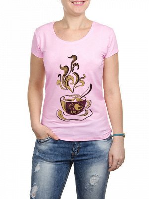 2352-3 футболка женская, розовая