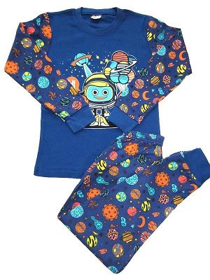 42D-8 пижама детская, темно-синяя