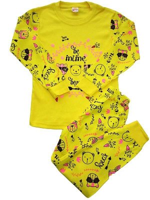 42D-2 пижама детская, желтая