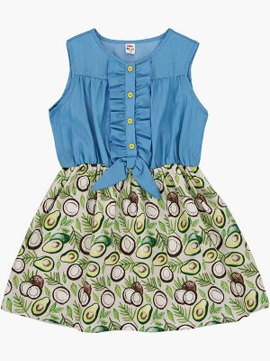 Платье (98-122см) UD 6420(1)авокадо
